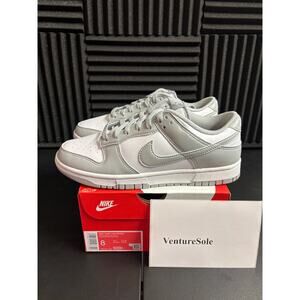 Nike Dunk Low White Light Smoke Grey Size 8 Mens